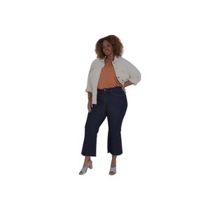 18 Lane Bryant Cropped Midrise Flare Jeans